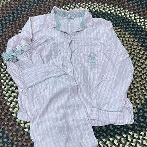 Victoria secret Striped Pink PJ Set XS